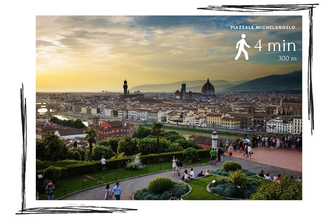 Elegante Casa Ai Piedi Di Piazzale Michelangelo Apartment Флоренция Екстериор снимка
